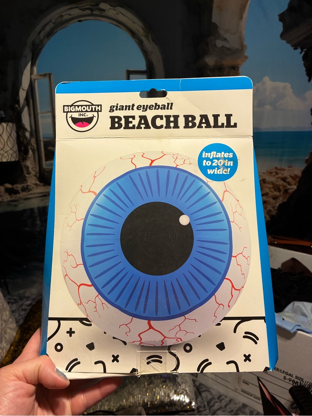 #445| NIB Fun summer bundle:BIG MOUTH GIANT Eyeball 👁️ & 4-pack dive🚀 🚀rockets - Picture 7 of 7